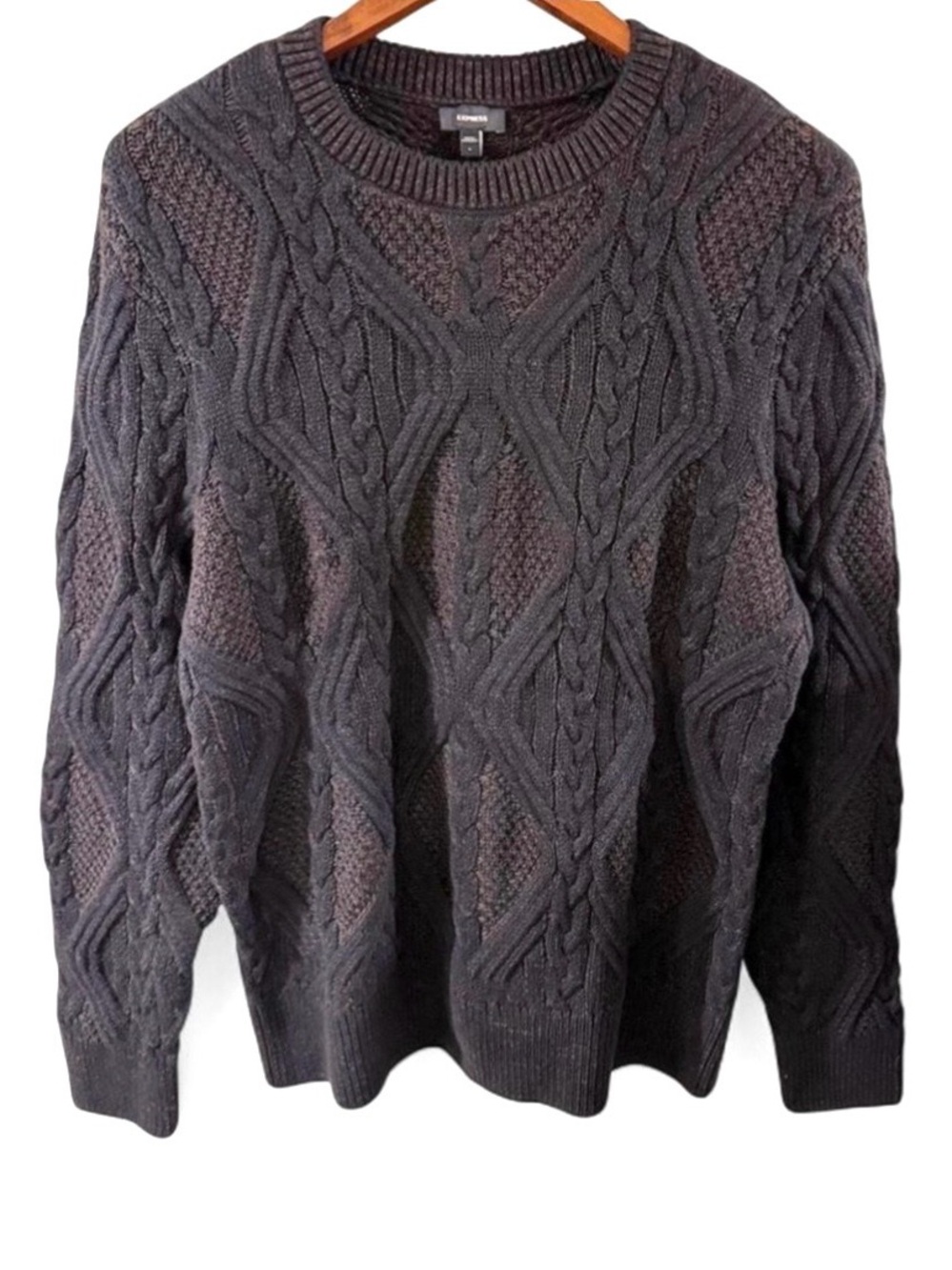 Express Cable Knit Sweater Size Men’s Large (NWT)